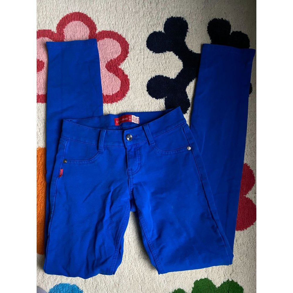 U-Turn royal blue skinny jeans sz XS